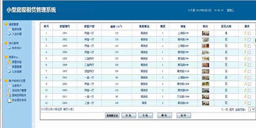 房屋租賃系統(tǒng)畢業(yè)設(shè)計(jì)-后臺(tái)主頁面