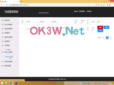 民宿管理系統-計算機畢業設計